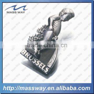 Custom Funny Boy Charactor 3D Antique Pewter Alloy Fridge Magnet Supplier's Choice