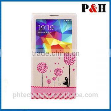Lovely Sweet Heart Color Drawing Printing Leather Case for Samsung Galaxy S5 photo-6