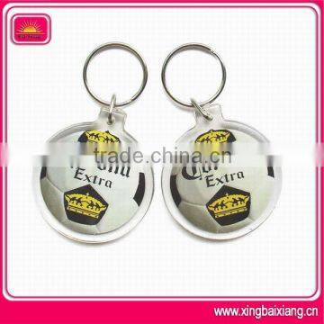 Fashion custom soccer keychain