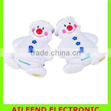 Hot Sale New Design Snowman Wireless Baby Cry Detector baby monitors, baby crying alarm Monitor Watcher