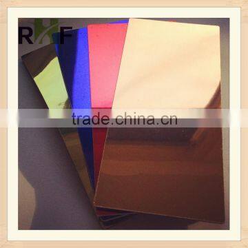 Fully Phenolic Mirror Aluminium Formica/Sunmica, Mirror Polished Metallic Formica/Sunmica Sheet/Board for Decorative Wall Panel