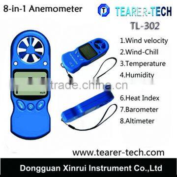 Newest Handheld Anemometer TL-302 Weather Meter With Temperature, Humidity, Dewpoint, Heat Index, Wind Chill and Barometer photo-5