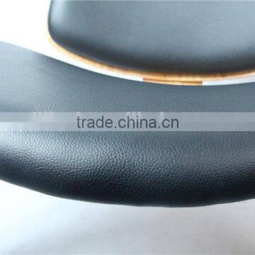 Royal Decor Furniture Plywood Lounge Shell Chair With Leather Cushion photo-6