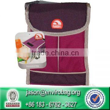 Custom Cheap Reusable Aluminium Foil Insulated Canvas Lunch Bag Cooler Bag photo-2