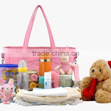 2016 New Arrival Baby Changing Diaper Waterproof Mummy Bag Handbag