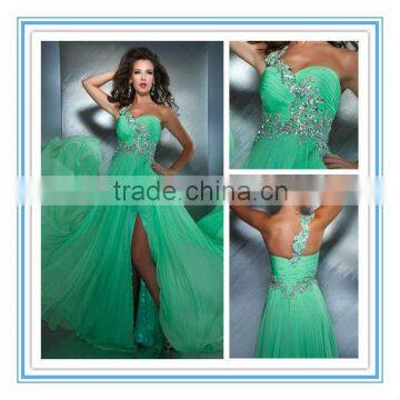 Latest One-Shoulder Cheap New Model Evening Dresses (EVMA-1011)