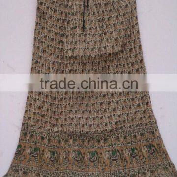 Broomstick cotton women wear long maxi skirts & gown in summer wear indian beautiful skirts