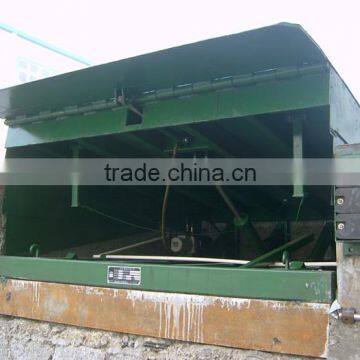 Jinan jinding supply hydraulic ramp for truck loading goods fixed type