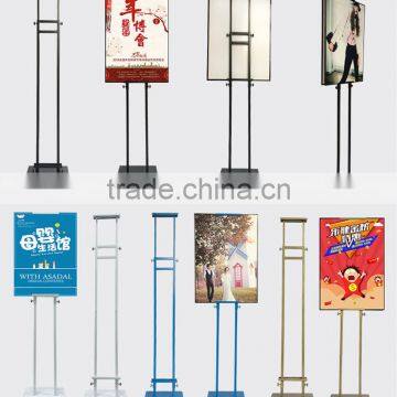 Square Base Metal KT Board POP Poster Display Stand