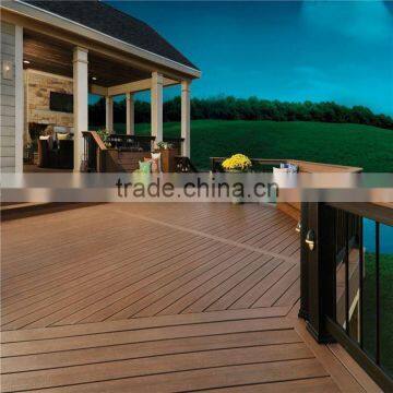 wood plastic composite playground high density solid deck