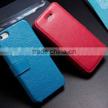 Leather flip clip pouch case cover for iphone5 leather case pu case leather cover mobile phone case