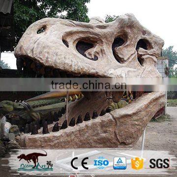 OA3097 Realistic Dinosaur Head Entrance Decoration