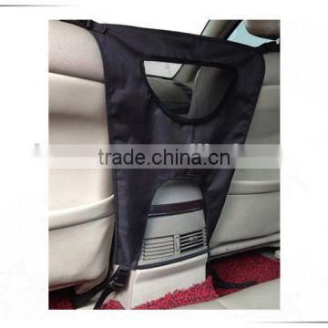 Durable Pet Back Seat Car Dog Barrier, Great for Cars, Black Color, 600D Polyester