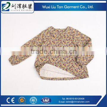 Baby Doll Collar Printing Raglan Kids Girls Shirt photo-4