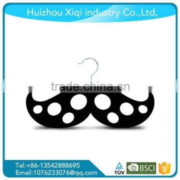 Retail scarf hanger/plastic scarf hanger , scarf hanger of heart with lowest price