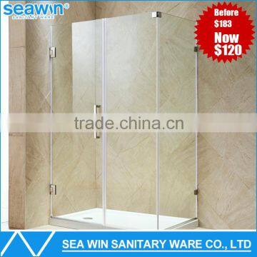 10mm Straight Appearance Rectangular Glass Shower Cabin