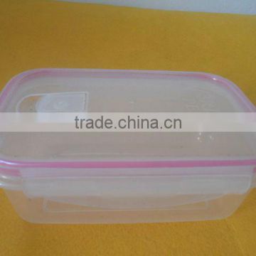 Transparent plastic sealed box