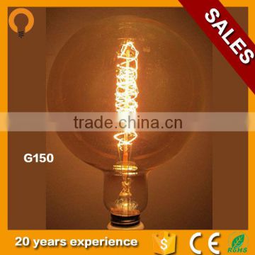 G150 Vintage 230v 40w edison light bulb Retro Filament Edison bulb Antique Lamp Home Decor