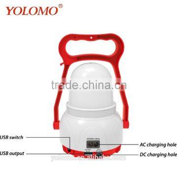 usb mobile phone charging mini camping light with milky cover