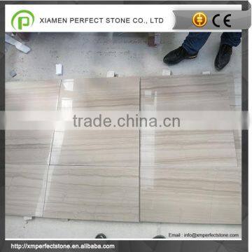 Natural Marble Tile For Grey Wood Grain Marble Tile