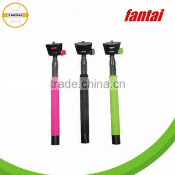 plastic handheld camera monopod, cell-phone monlexible monopod,monopod bluetooth shutter