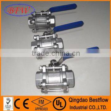 3pc screwed ball valve