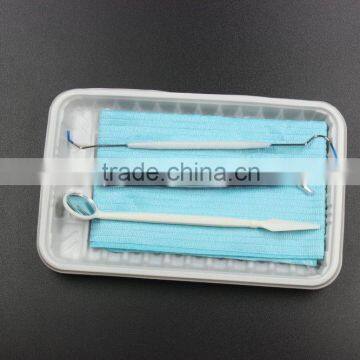 dental bib mirror probe tweezer tray