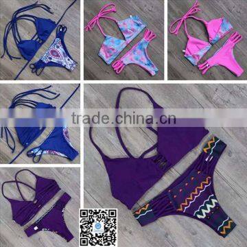Women Multi rope bikini seamless brazilian wholesale swimwear