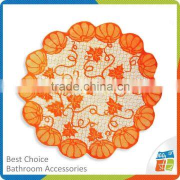 Pumpkin Design Lace Table Napkin