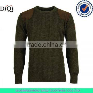 Men Blue Round Neck Sweater