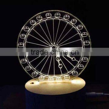 Hot selling 2016 party Acrylic night light