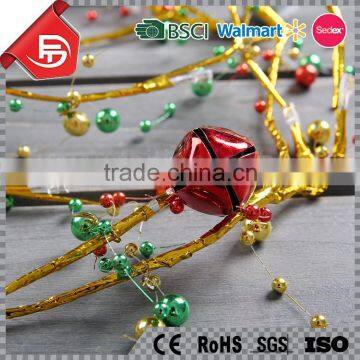 TZFEITIAN Warm White Color Fruits Christmas Bells Festoon String Lights photo-5