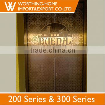 Stainless steel panel 304 for gate designs