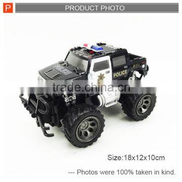 Kid rc Toy Remote Control Monster Police Truck Car photo-5