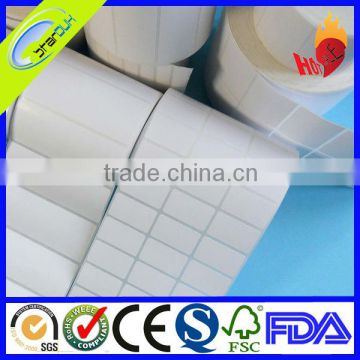 high quality custom vinyl blank roll label, adhesive roll label