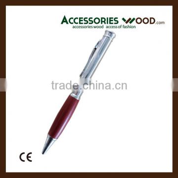 2016 natural wood mixed metal Wooden Ballpoint Pen for special gift