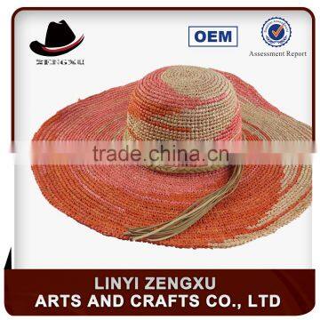 Fashion Raffia Crochet Hat With Brim Cheap photo-3