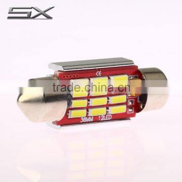 lightpoint new product festoon 4014 6smd led auto light c5w reading light licence plate auto festoon 39mm dome led lights