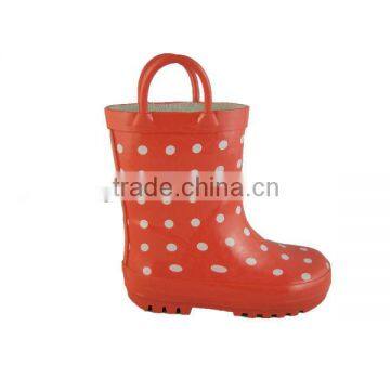 Fuckin Red Dot Summer Kid Rain Boots