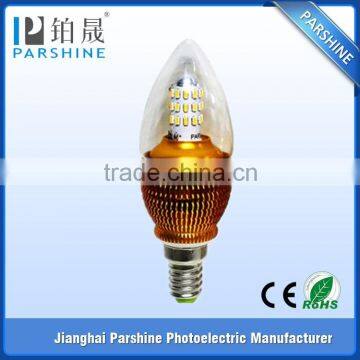 Viewing Angle 360 Degrees E14 4W LED Candle Light