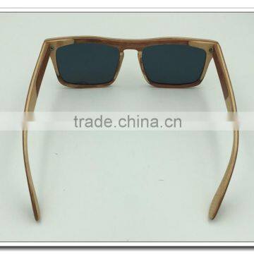 Eco-friendly Handmade Skateboard Wooden Sunglasses Sunglasses Fashion Design Bamboo Sunglasses Polarized Lenses photo-4