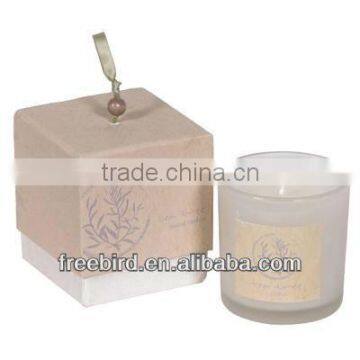 Natural Scented Candle in Glass Jar