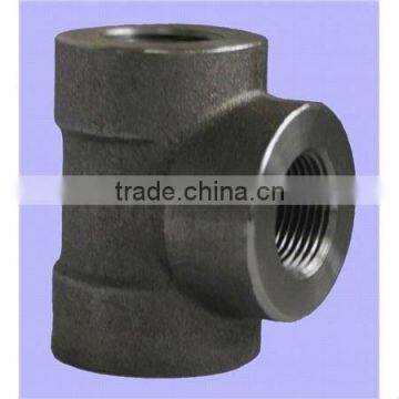 High quality cheap custom Carbon steel socket tee