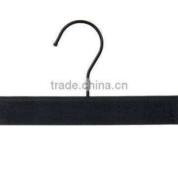 Adjustable Matting Black Plastic Pants Hanger With Clips, for Skit/Bottom photo-2