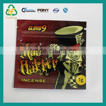 Aluminum foil plastic bags for herbs incense