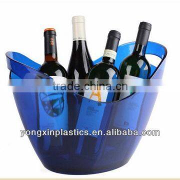 transparent ice bucket plastic ice bucket for promotional gifts