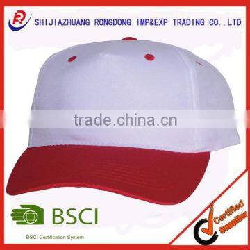 2016 fashion plain custom promotional 100%cotton baseball caps