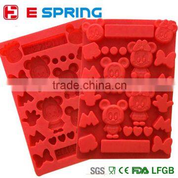 Lovely Wholesales silicone chocolate molds cake moulds