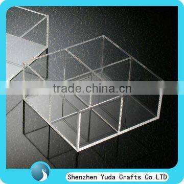 customized transparent acrylic box with cover for candy or cooking sources