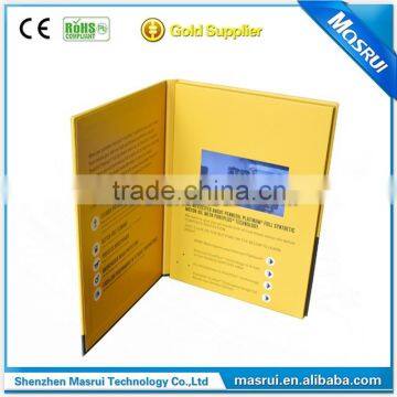 Fashion Hard Cover Design 4.3'' Invitation LCD Video Greeting Card photo-6